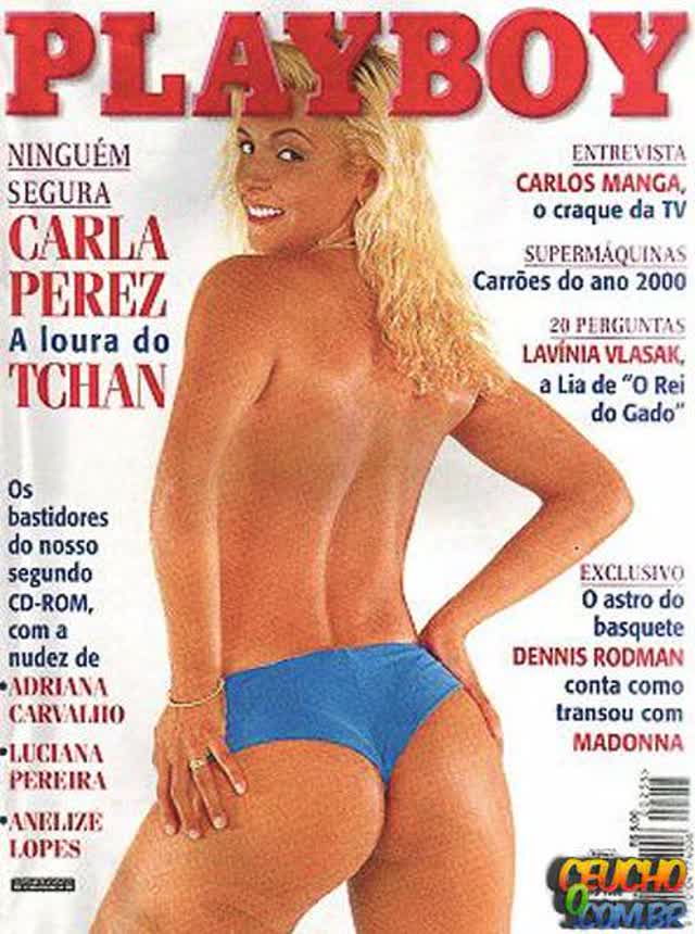 Playboys mais vendidas de todos os tempos no Brasil Carla Perez