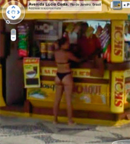 Fotos de gostosas no Google street view 28