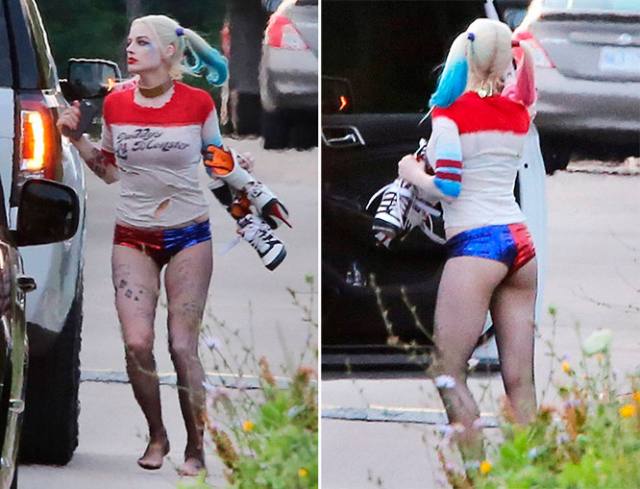 Atriz Margot Robbie a Arlequina de Esquadrão Suicida pelada em cenas de sexo 1