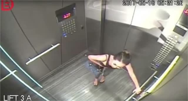 Filmagem em elevador flagra antes e o depois de uma garota de programa 4